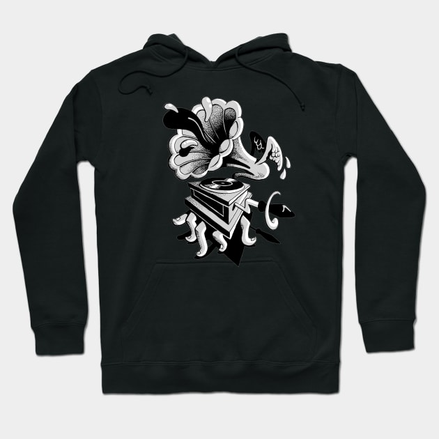 Twisted Gramophone Hoodie by emilpytlik